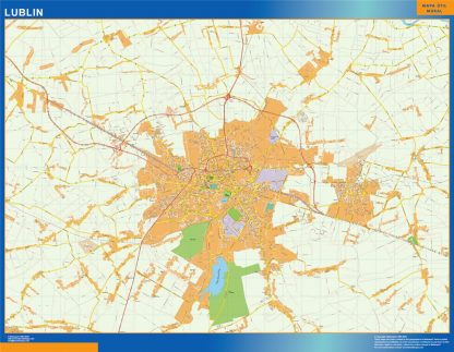 Carte Lublin Pologne