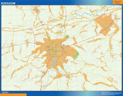 Carte Rzeszow Pologne